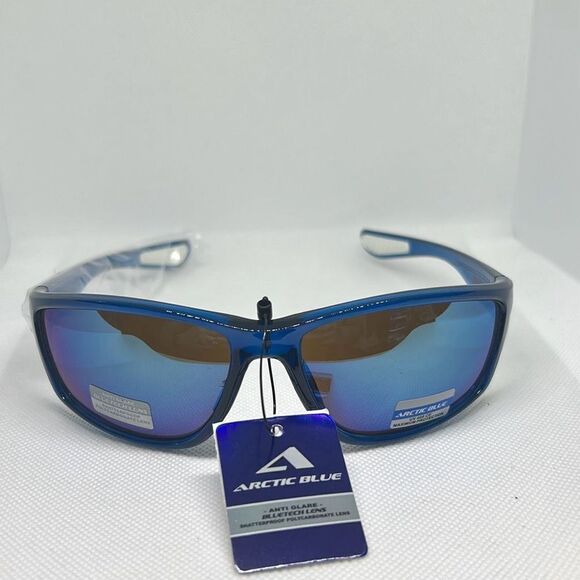 Arctic Blue Mirrored Sunglasses - Picture 3 of 3
